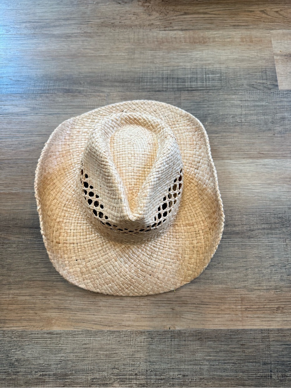 Lack of Color Natural Straw Raffia Hat